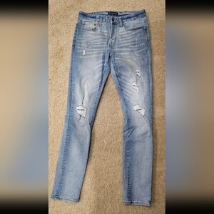 Aeropostale Men's Jeans Distressed Blue  32/34 EUC